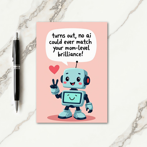 Mechanical Mothers Day Wish Card