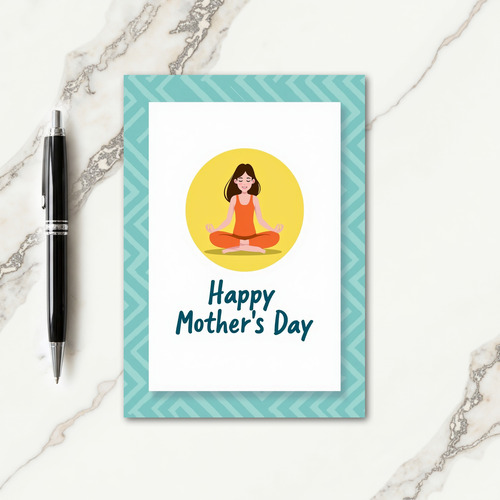 Meditative Mothers Day Image Card