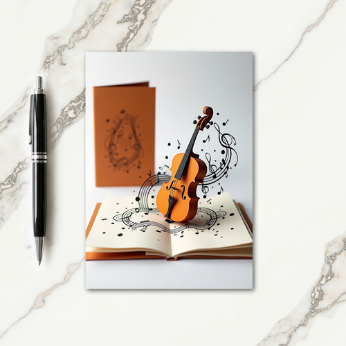 Melody Birthday Instrument Card