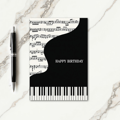 Melody Birthday Music Card
