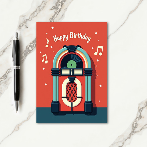 Melody Cabinet Birthday Card