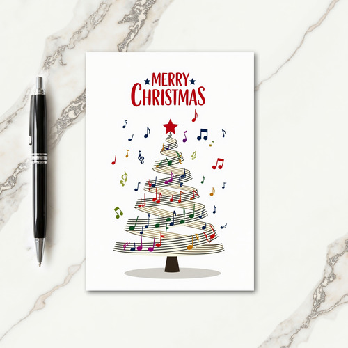 Melody Tree Christmas Card