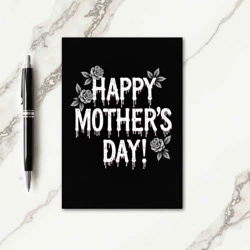 Melting Message Rose Frame Card