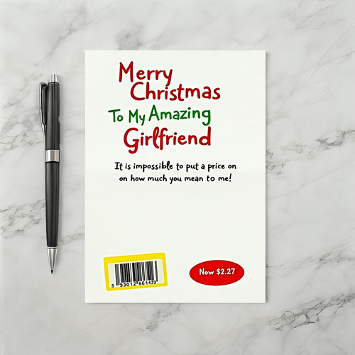 Merry Christmas Amazing Girlfriend Card