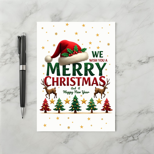 Merry Christmas and Happy New Year Card