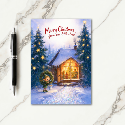 Merry Christmas From Our Elves Card
