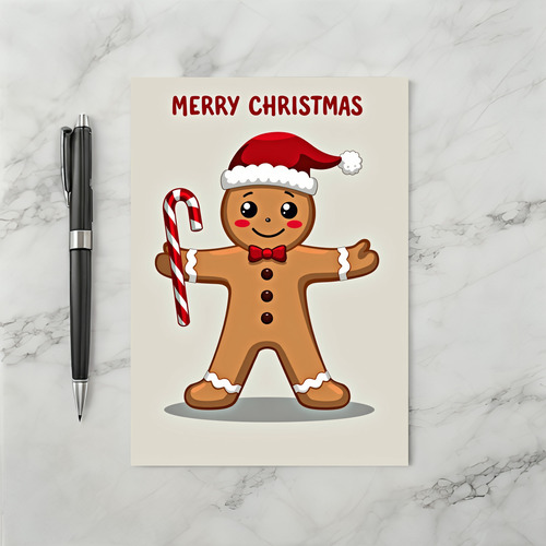 Merry Christmas Gingerbread Man