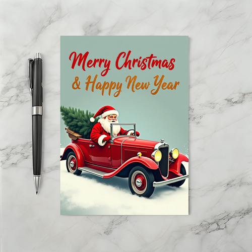 Merry Christmas Happy New Year Card