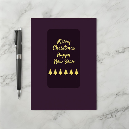 Merry Christmas Happy New Year Card