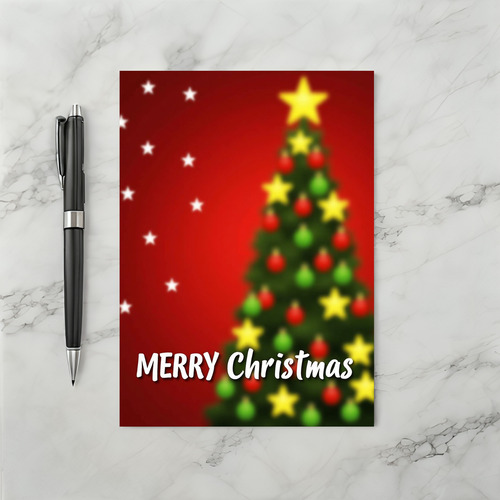 Merry Christmas Holiday Greeting Card