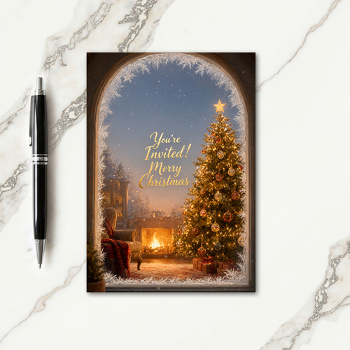 Merry Christmas Invitation Card