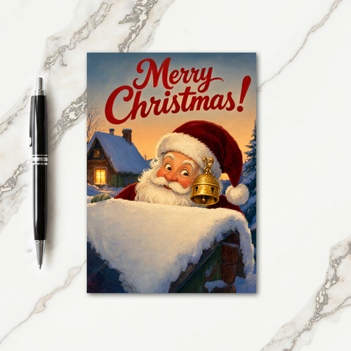 Merry Christmas Joyful Scene Card