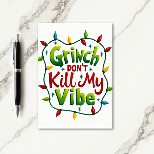 Merry Christmas Light Frame Card