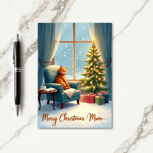 Merry Christmas Mum Cozy Home Card