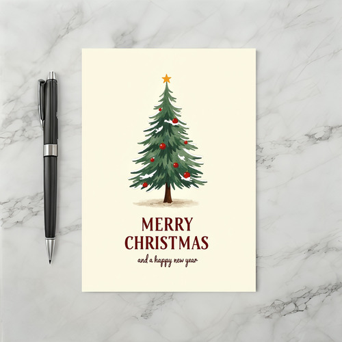 Merry Christmas New Year Card