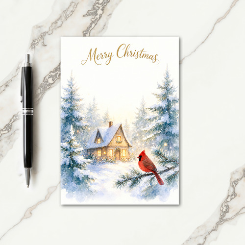 Merry Christmas Personalised Cards
