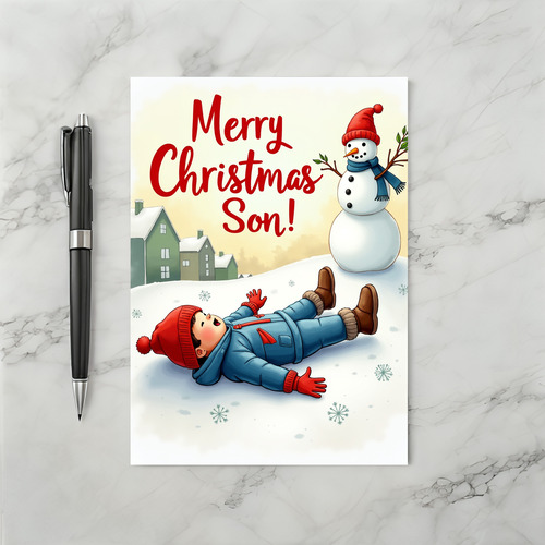 Merry Christmas Son Card