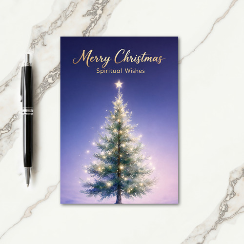 Merry Christmas Spiritual Wishes Card