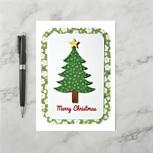 Merry Christmas Tree Card