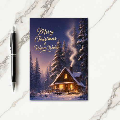 Merry Christmas Warm Wishes Card