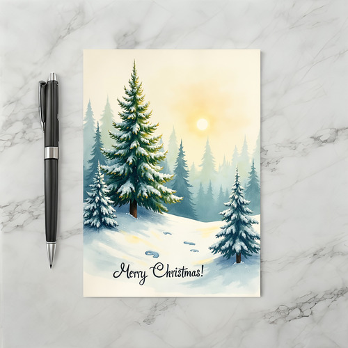 Merry Christmas Winter Wonderland Card