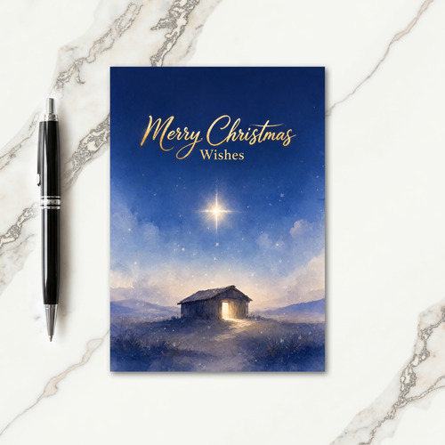 Merry Christmas Wishes Biblical Card