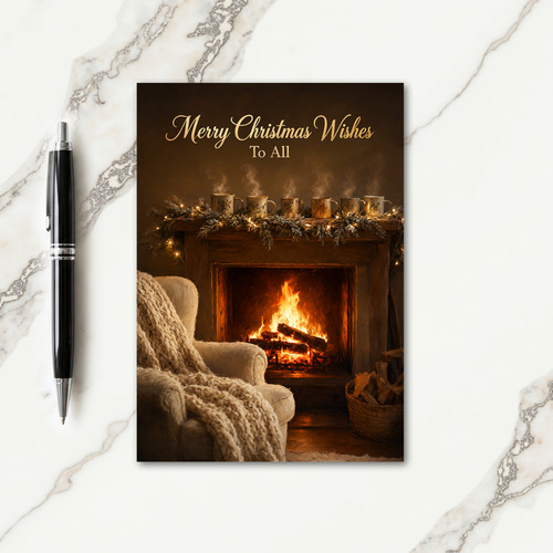 Merry Christmas Wishes To All Card