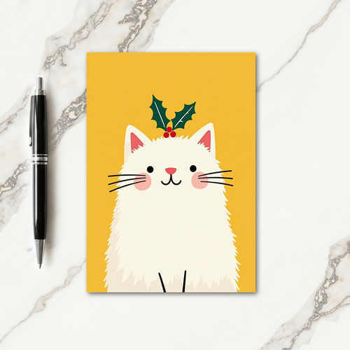 Merry Fluffy Creature Card