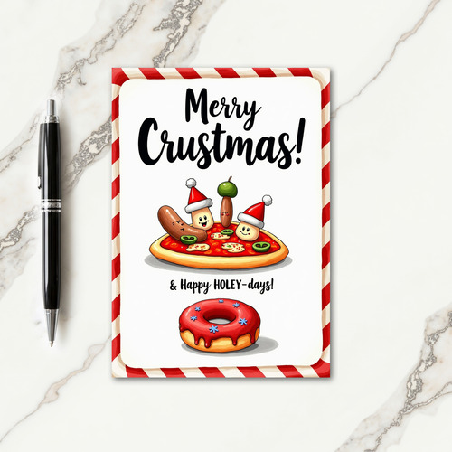 Merry Pizza Pals Card