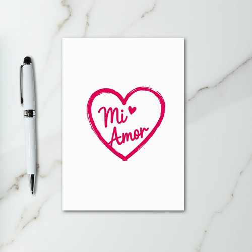 Mi Amor My Love Card
