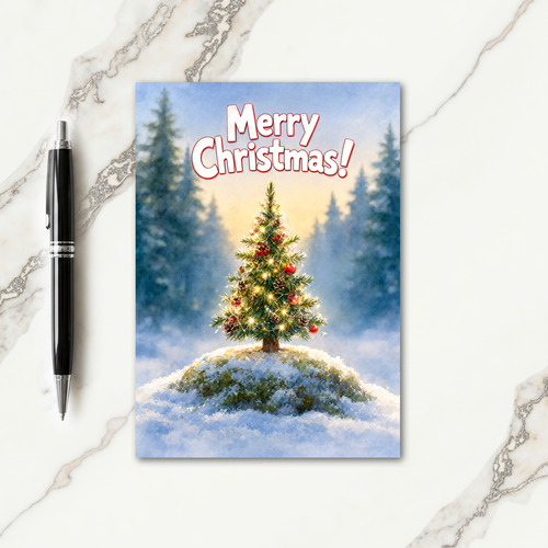 Mini Christmas Tree Card