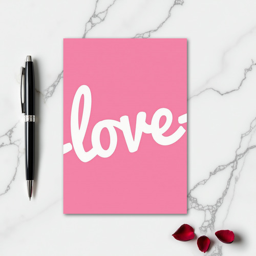 Minimal Elegant Love Card