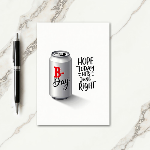 Minimalist Birthday Card