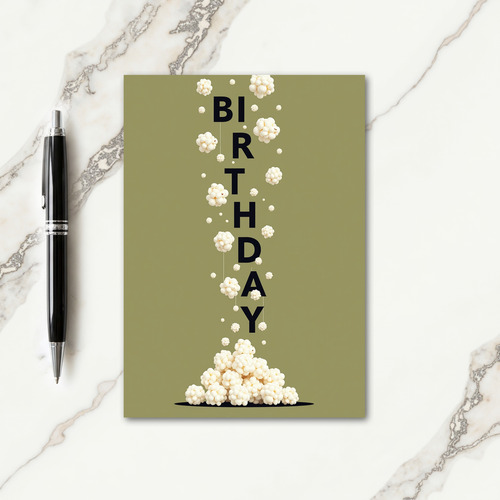Minimalist Birthday Sphere Card