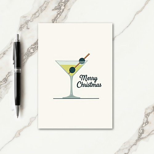 Minimalist Cocktail Card