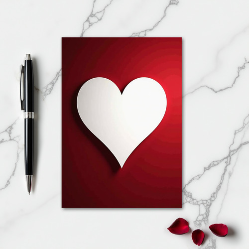 Minimalist Heart Card