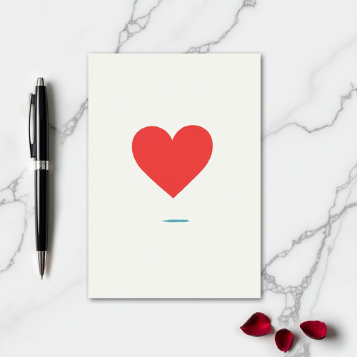 Minimalist Love Card