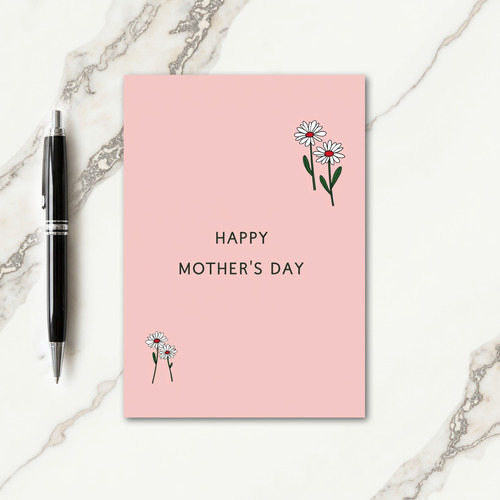 Minimalist Mothers Day Art Card