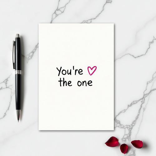 Minimalist The One Love Card