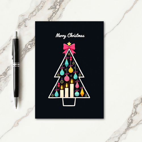 Minimalist Tree Christmas Card