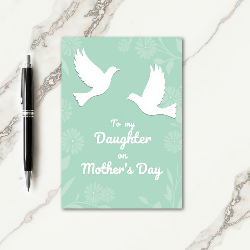 Mint Daughter Mothers Day Card