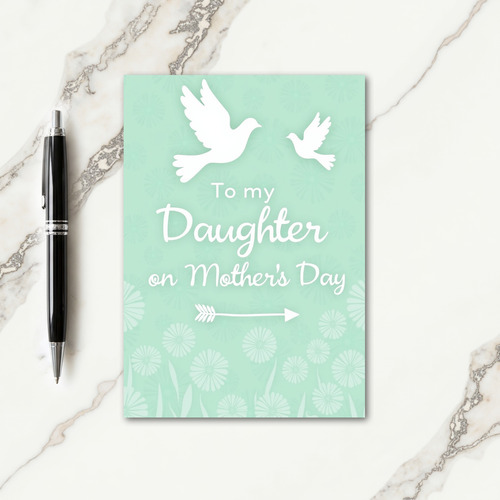 Mint Daughters Day Birds Card