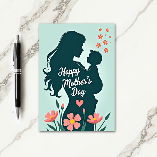 Mint Green Mothers Day Moment Card