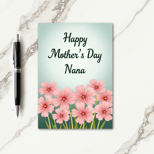 Mint Mothers Day Message Card