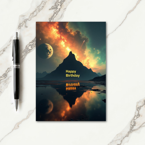 Mirrored Birthday Card