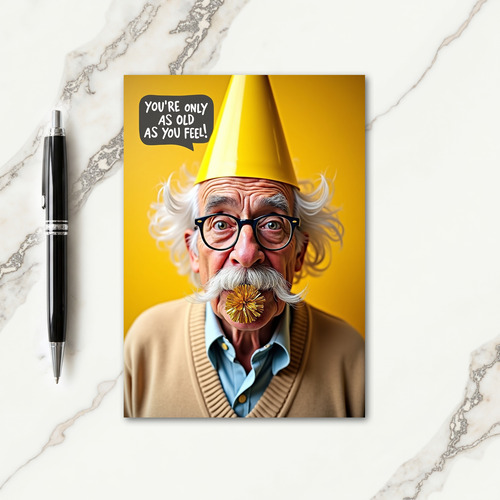 Mirthful Man Birthday Card