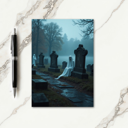 Misty Graveyard Specter Card