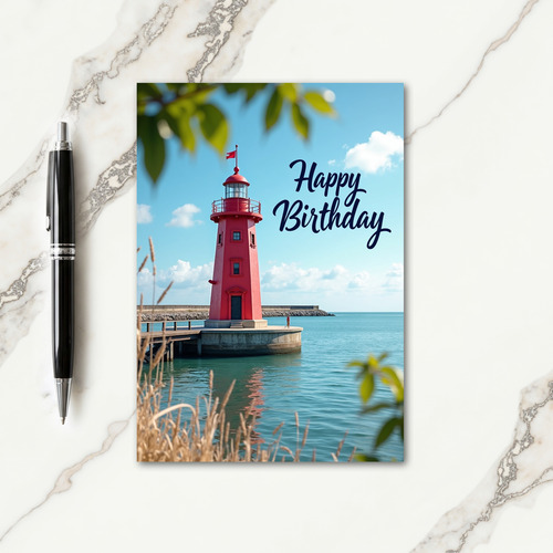 Modern Abstract Birthday Card