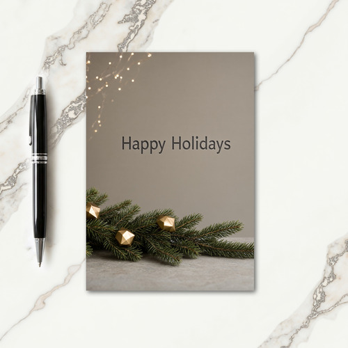 Modern Christmas Card Designs Card