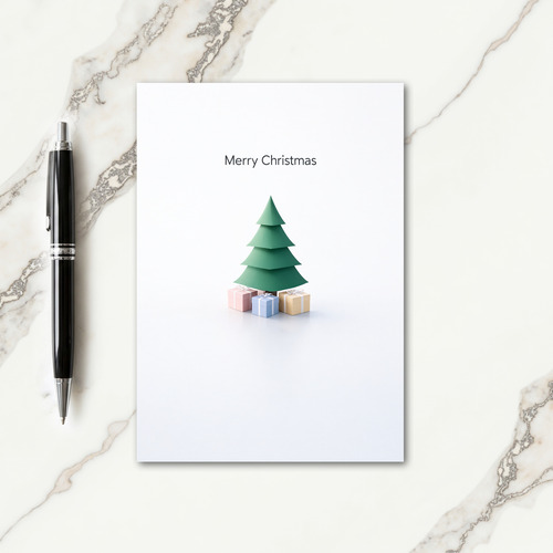 Modern Christmas Card Templates Card